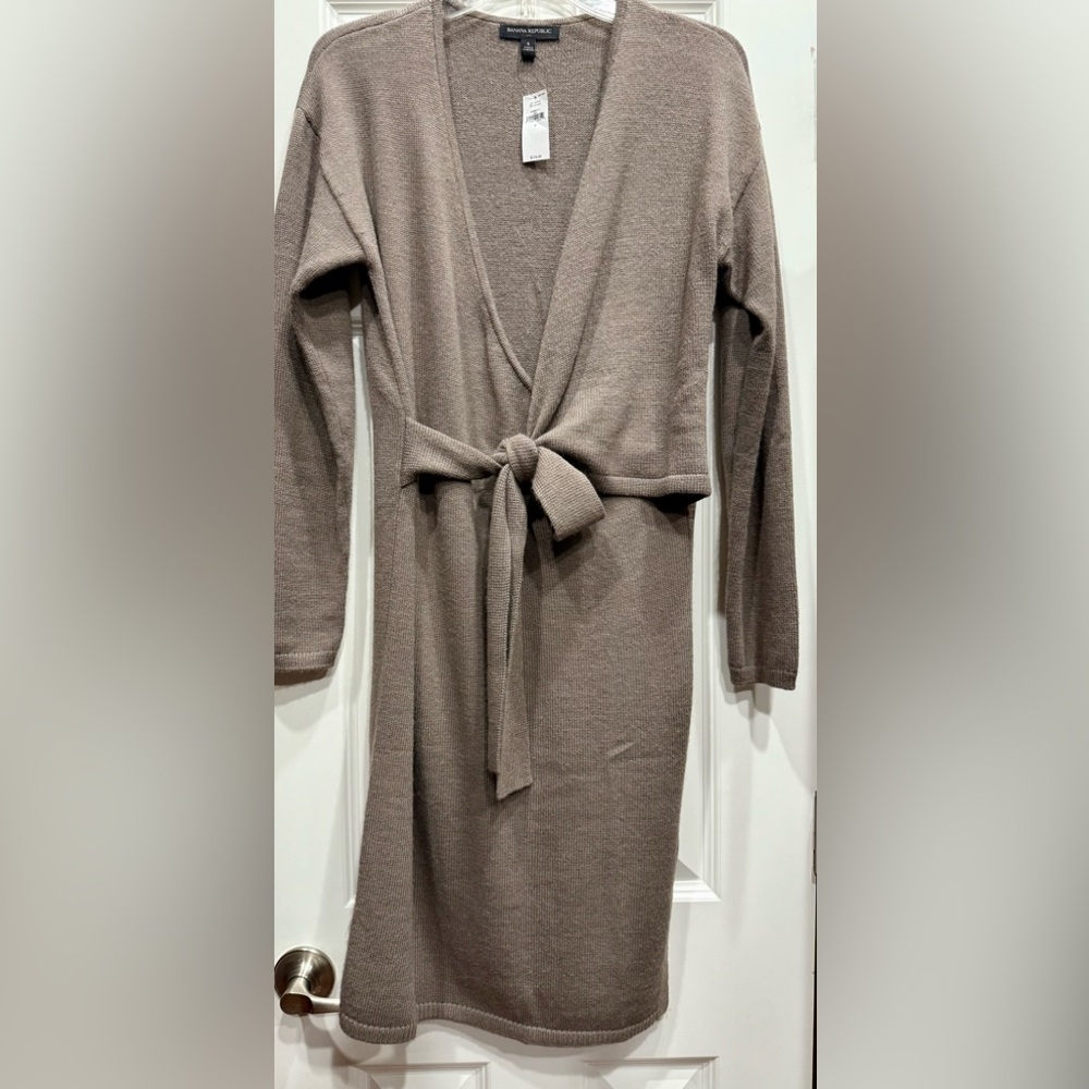 Banana Republic Soft Knit Wrap Dress - Size S